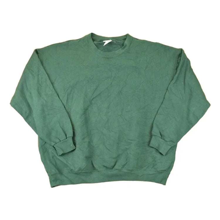 Vintage 1990s Lee Heavyweight Blank Crewneck Sweatshirt Men's XL from propervintagecanada