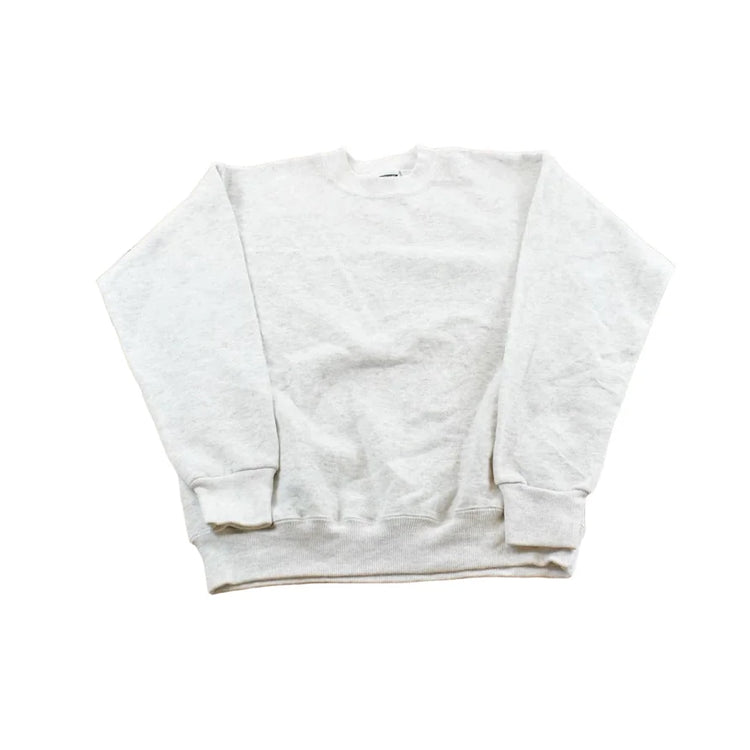 Vintage 1990s Lee Heavyweight Blank Grey Crewneck Sweatshirt Men's M from propervintagecanada