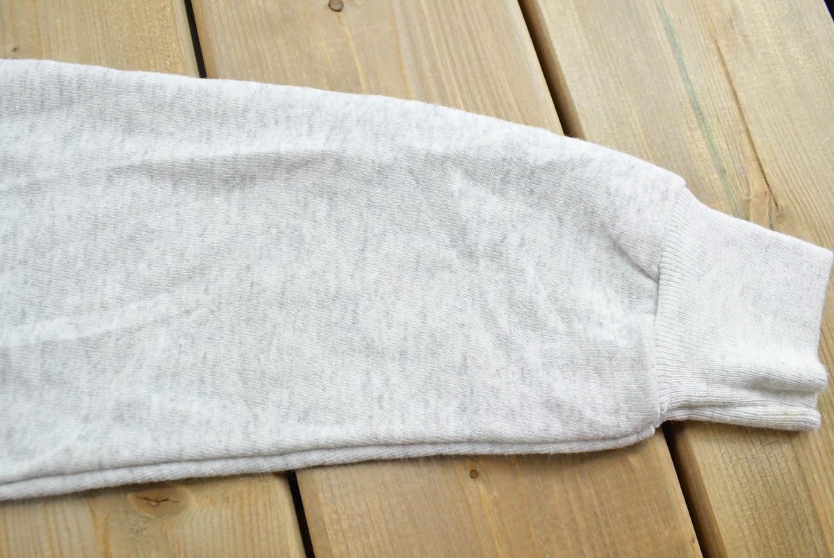Vintage 1990s Lee Heavyweight Blank Grey Crewneck Sweatshirt Men's M from propervintagecanada