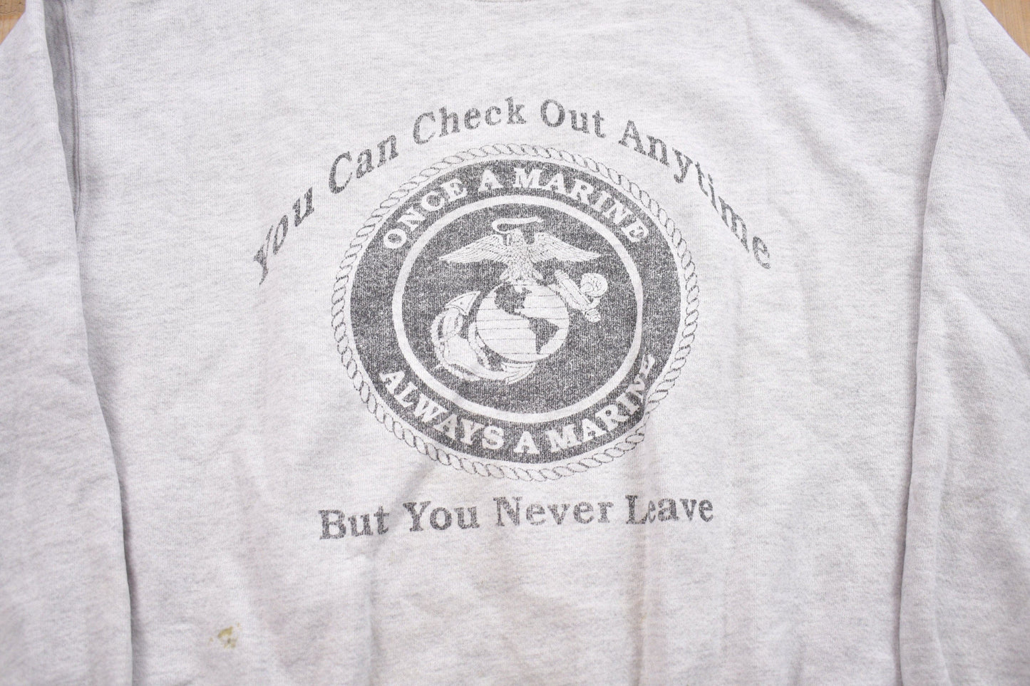 Vintage 1990s Lee Heavyweight Marine Crewneck Sweatshirt Men's Small from propervintagecanada