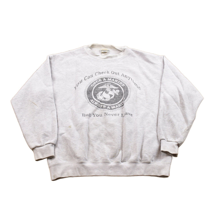 Vintage 1990s Lee Heavyweight Marine Crewneck Sweatshirt Men's Small from propervintagecanada