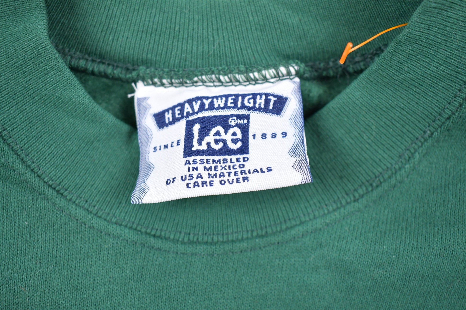 Vintage 1990s Lee Heavyweight "The Fam" Crewneck Sweatshirt Youth S from propervintagecanada