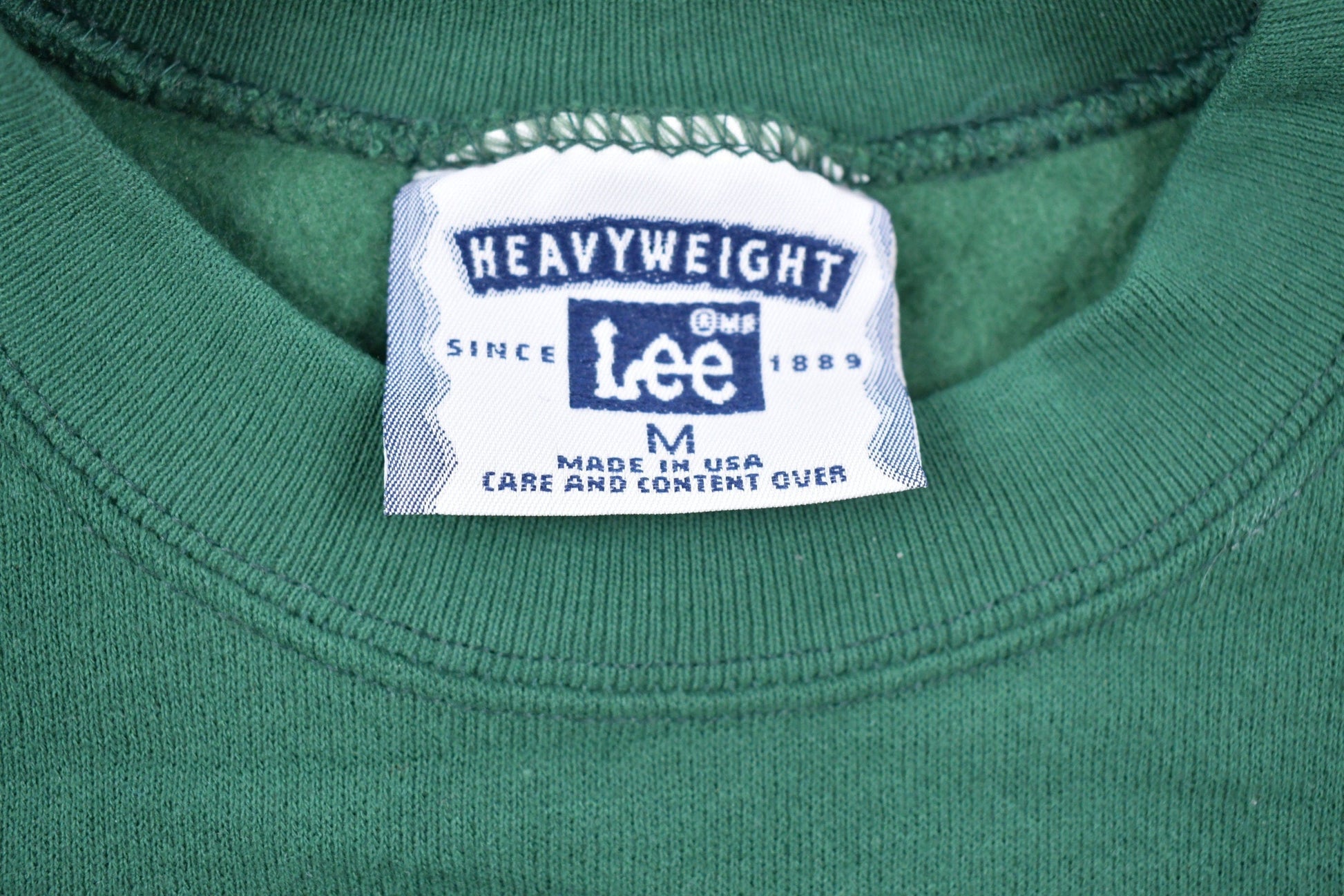 Vintage 1990s Lee See No Hear No Speak No Evil Monkey Graphic Crewneck Sweatshirt Men's Medium from propervintagecanada