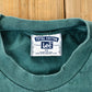 Vintage 1990s Lee Single Stitch Thick Collared Blank Green T-Shirt Men's Large from propervintagecanada
