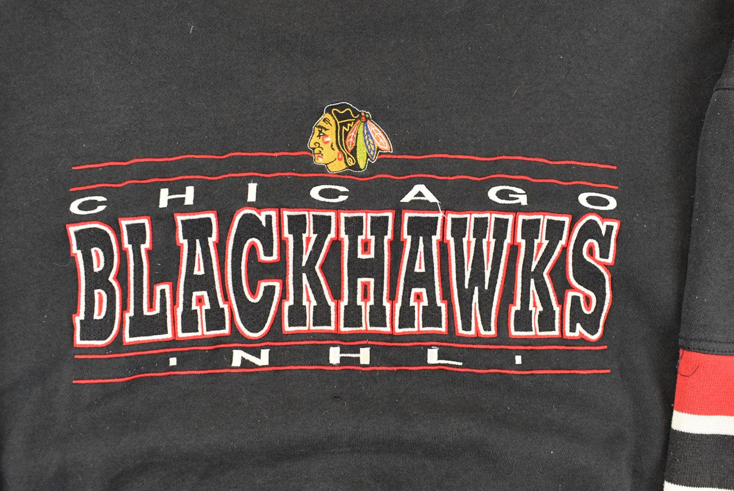 Vintage 1990s Lee Sport Chicago Blackhawks NHL Crewneck Sweatshirt Men's XL from propervintagecanada