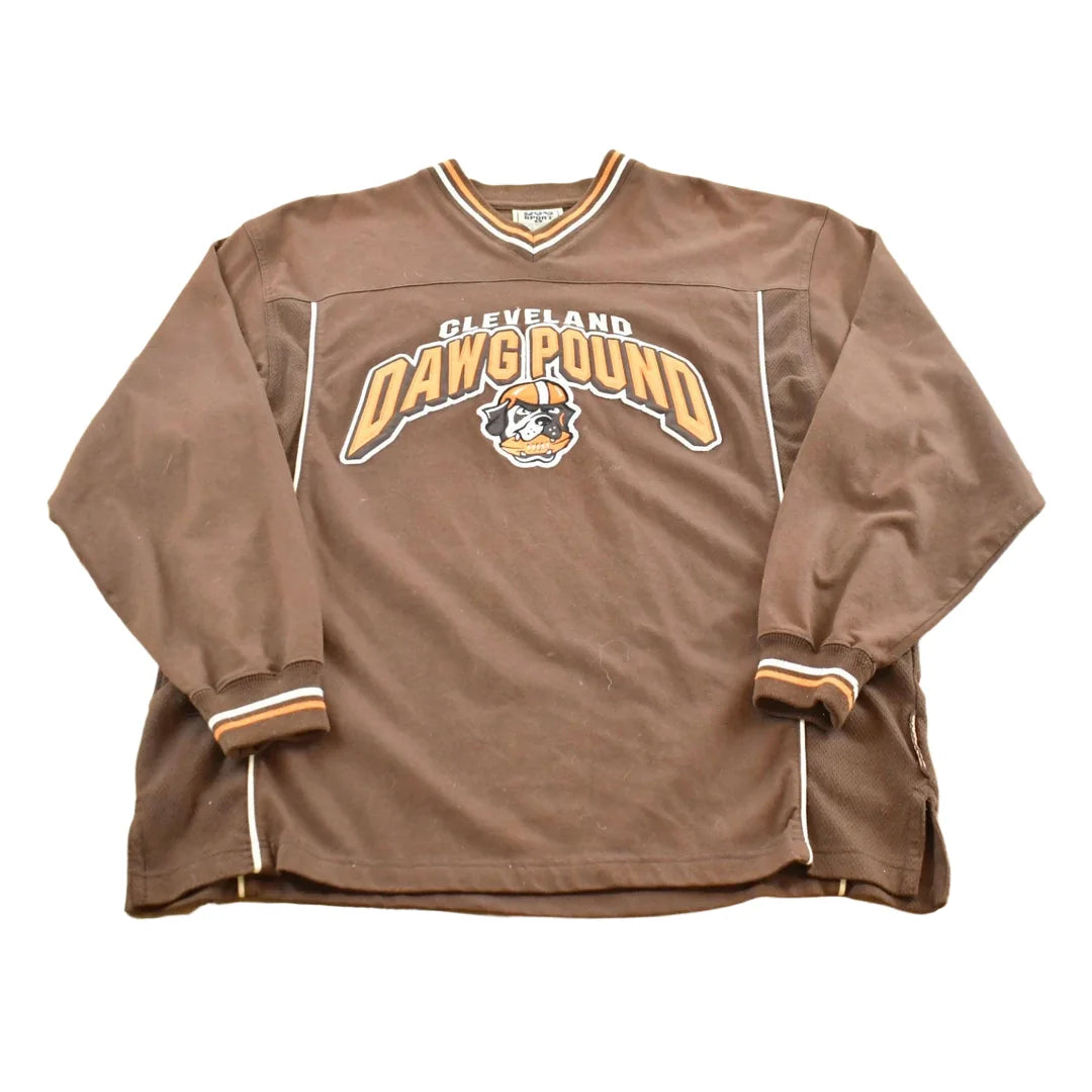 Vintage 1990s Lee Sport Cleveland Browns Dawg Pound NFL Football Crewneck Sweatshirt Mens L from propervintagecanada