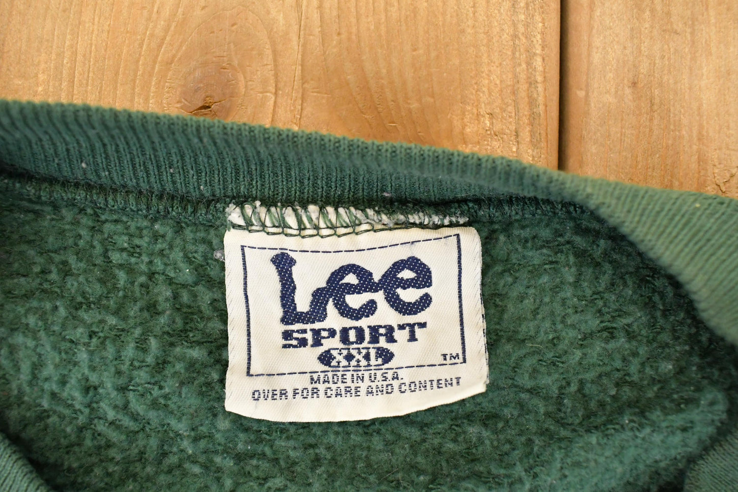 Vintage 1990s Lee Sport Green Bay Packers Embroidered NFL Crewneck Sweatshirt Men's XL from propervintagecanada