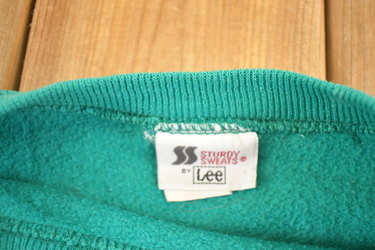 Vintage 1990s Lee Sturdy Sweats Streetwear Blank Souvenir Crewneck Sweatshirt Men's XL from propervintagecanada