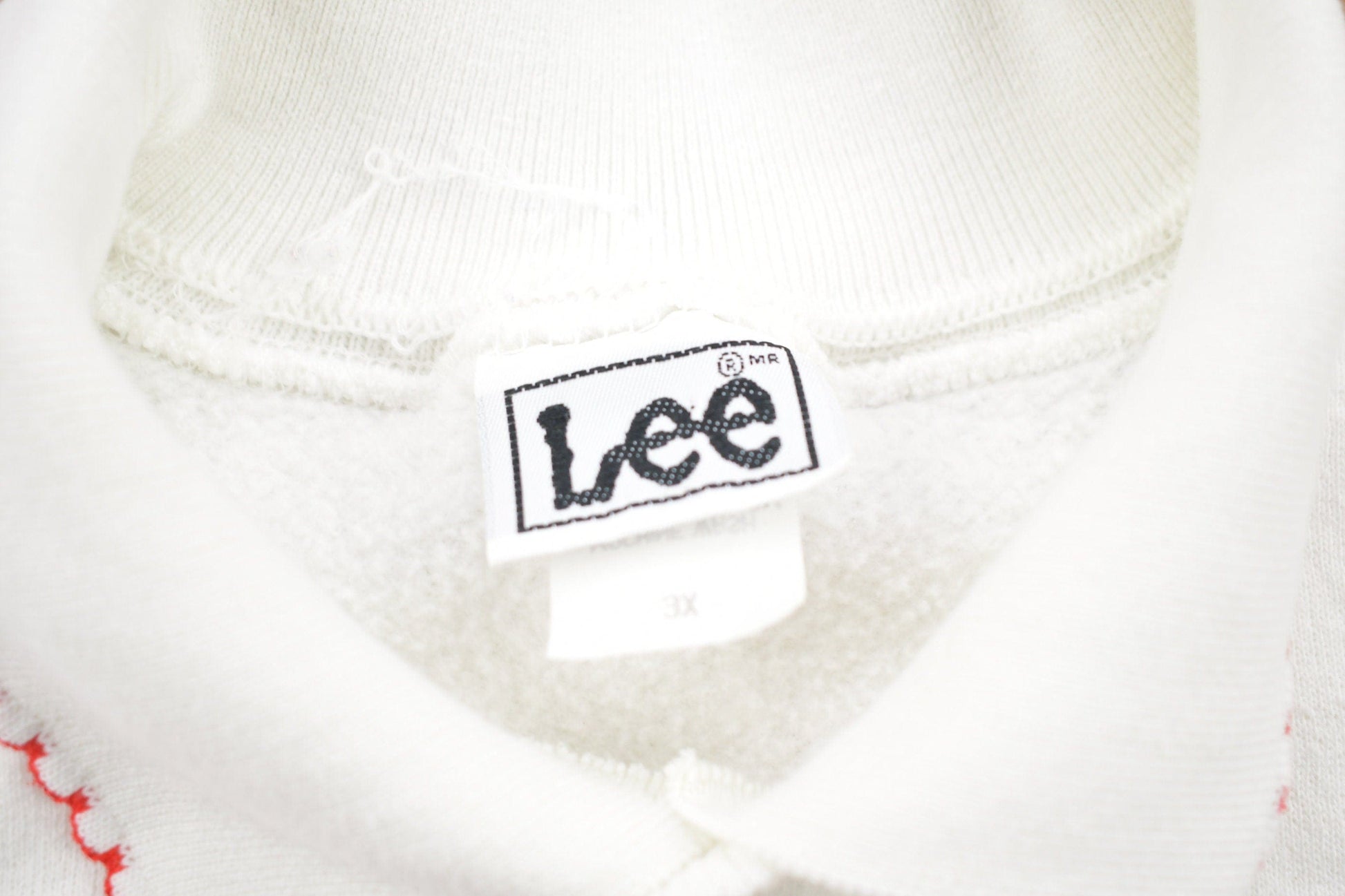 Vintage 1990s Lee Teddy Bear Theme Crewneck Sweater Men's XL from propervintagecanada