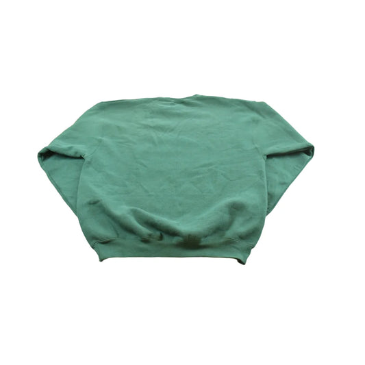 Vintage 1990s Lee Ultraweight Blank Green Crewneck Sweatshirt Men's L from propervintagecanada