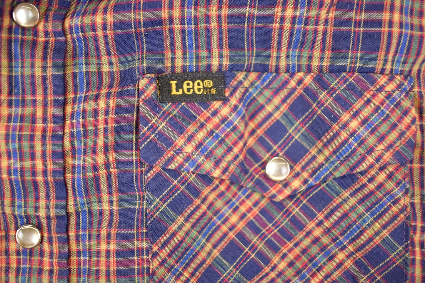 Vintage 1990s Lee Western Button Up Shirt Youth L from propervintagecanada