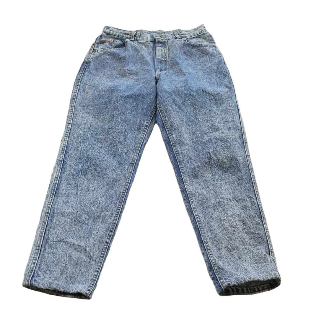 Vintage 1990s Lee Women's Acid Wash Denim Jeans Women's 30 x 28 from propervintagecanada
