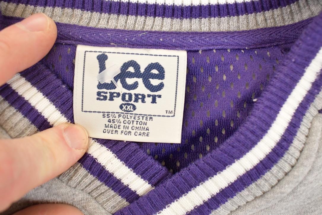 Vintage 1990s Leesport Minnesota Vikings NFL Crewneck Sweatshirt Men's XXL from propervintagecanada