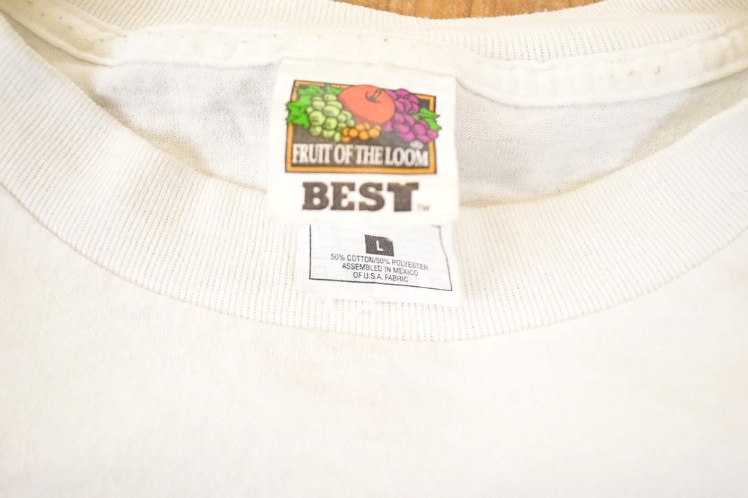 Vintage 1990s Left Brain Comedy Souvenir T-Shirt Men's M from propervintagecanada