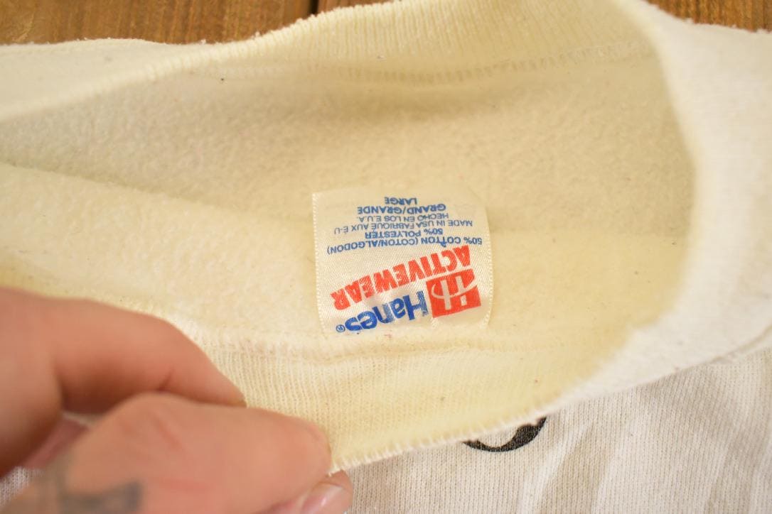 Vintage 1990s Leo Astrology Souvenir Crewneck Sweatshirt Mens M from propervintagecanada