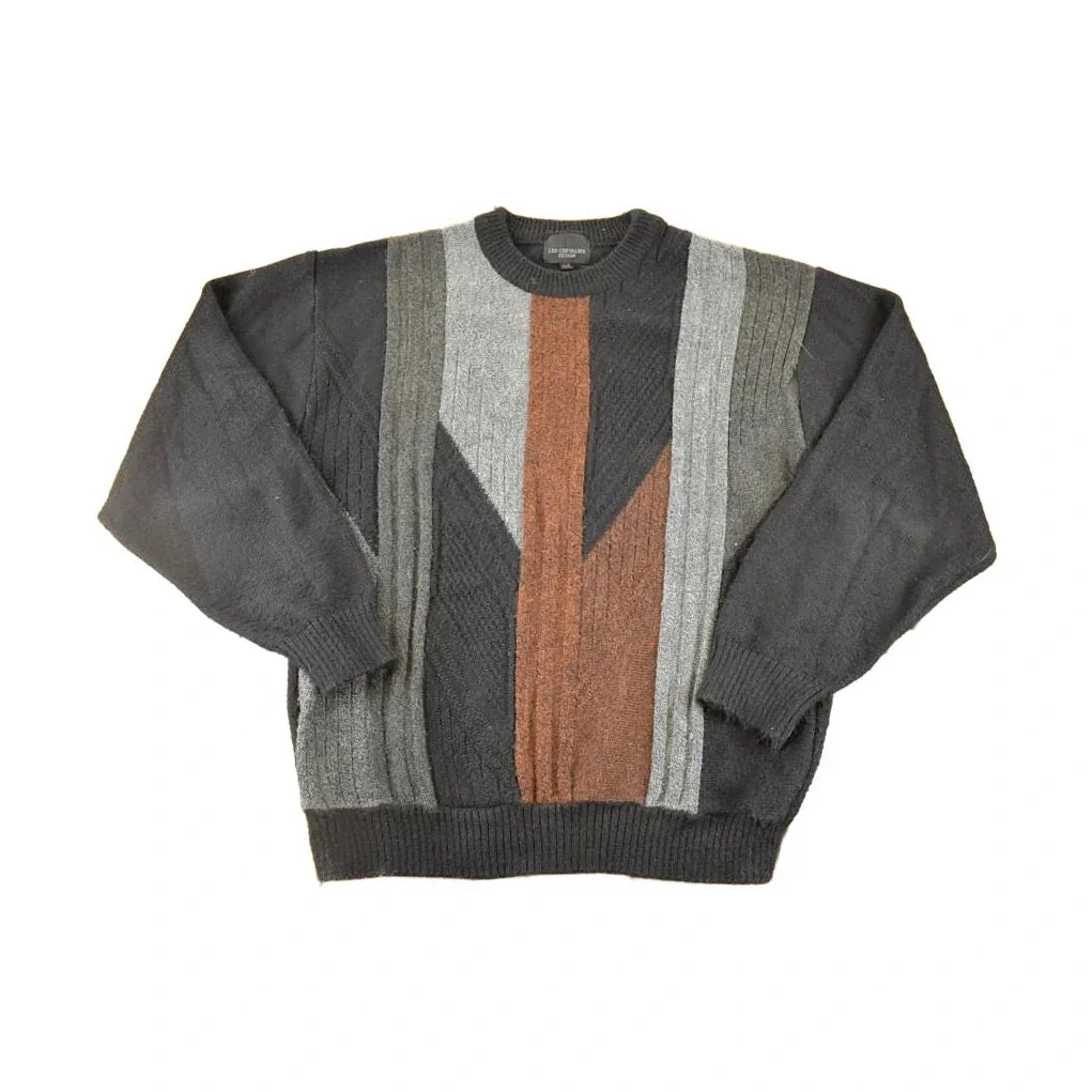 Vintage 1990s Leo Chevalier Knit Sweater Men's L from propervintagecanada