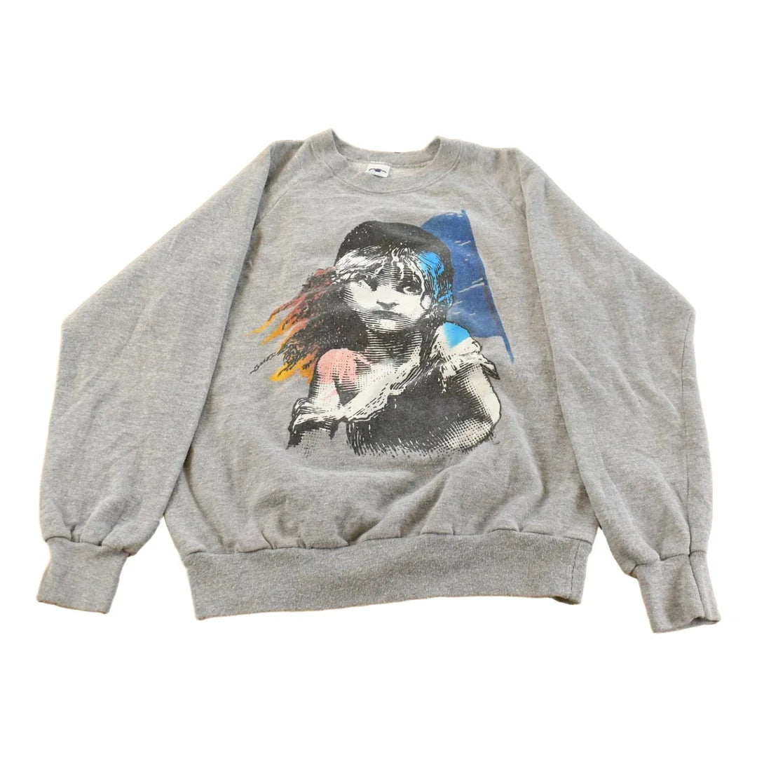Vintage 1990s Les Miserables Crewneck Sweatshirt Men's S from propervintagecanada