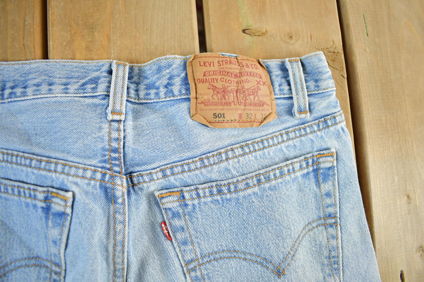 Vintage 1990s Levi's 501 Denim Jeans Men's 30 x 32 from propervintagecanada