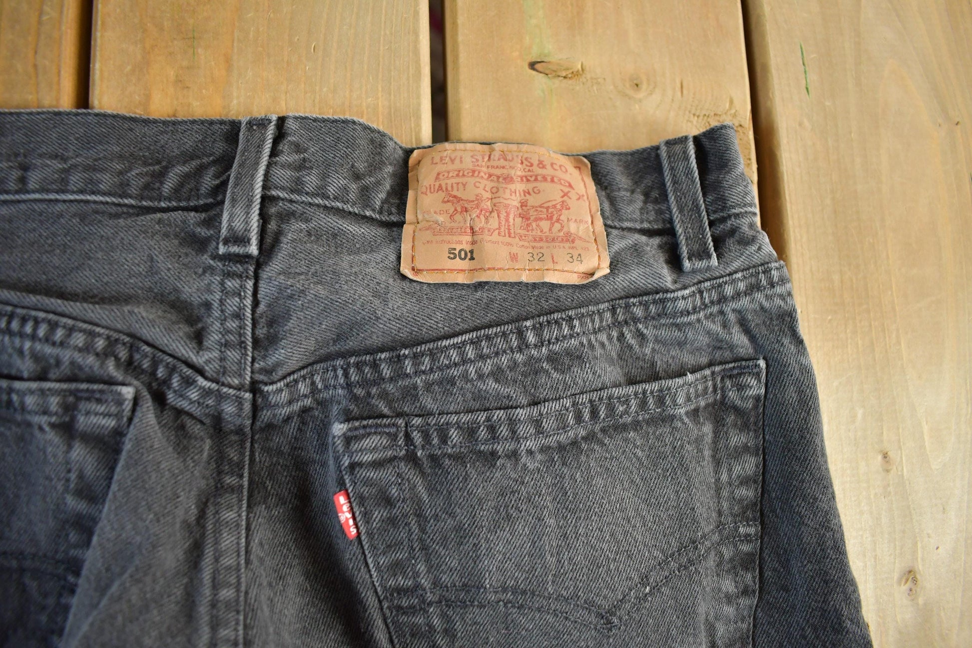 Vintage 1990s Levi's 501 Denim Jeans Men's 30 x 32.5