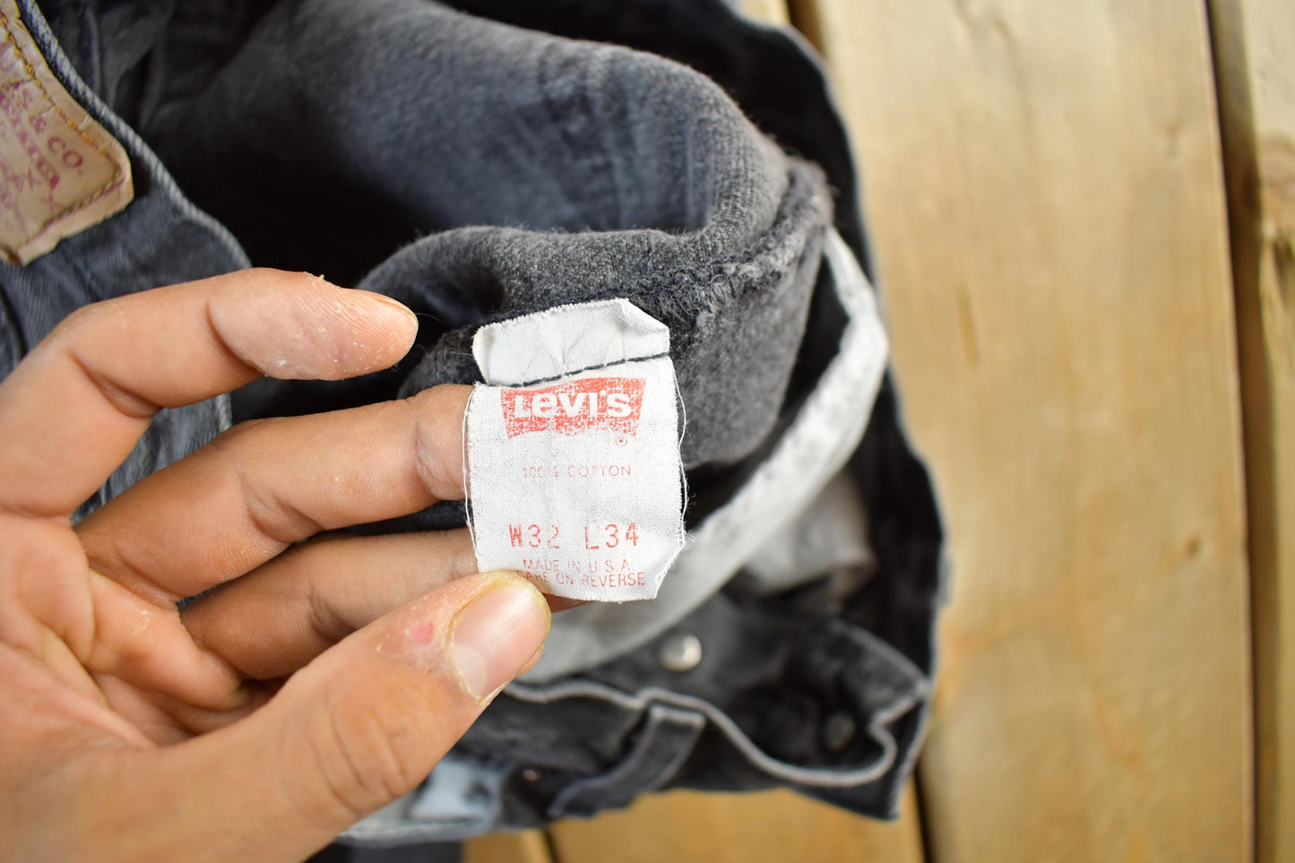 Vintage 1990s Levi's 501 Denim Jeans Men's 30 x 32.5 from propervintagecanada