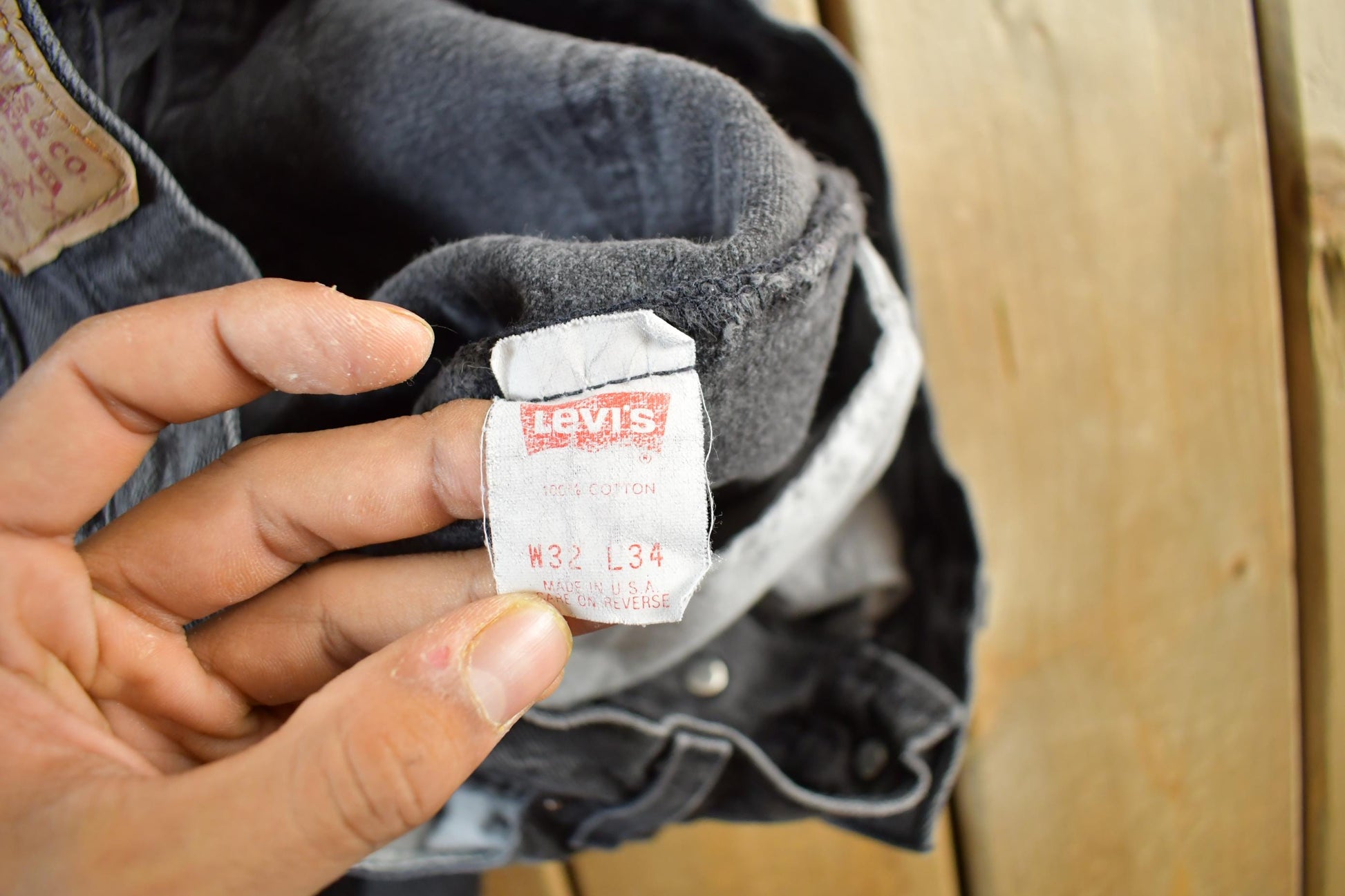 Vintage 1990s Levi's 501 Denim Jeans Men's 30 x 32.5 from propervintagecanada