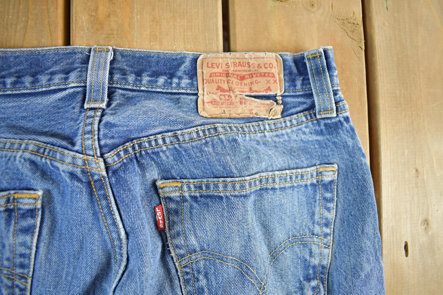 Vintage 1990s Levi's 501 Denim Jeans Men's 31 x 29 from propervintagecanada