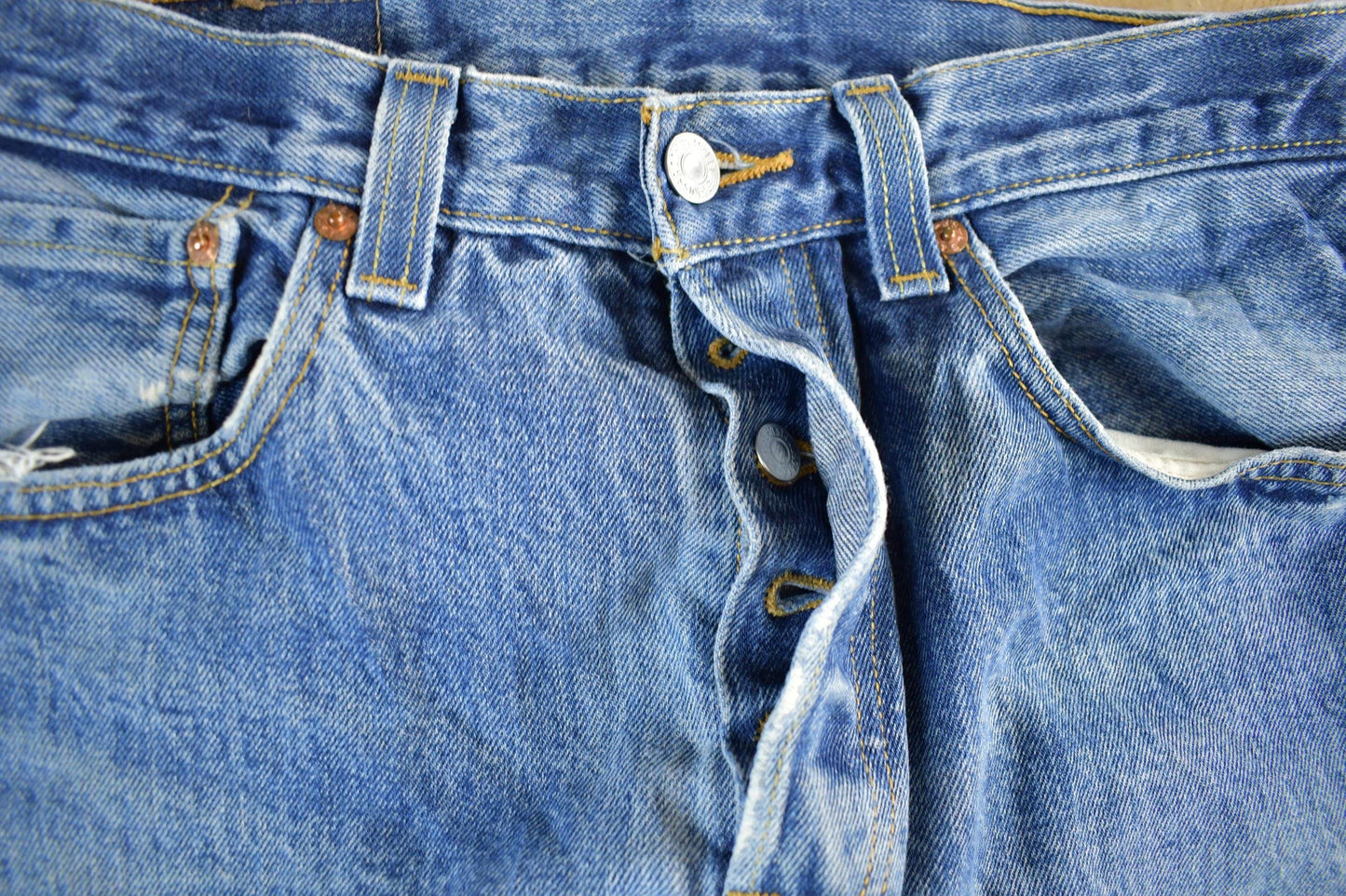 Vintage 1990s Levi's 501 Denim Jeans Men's 31 x 29 from propervintagecanada