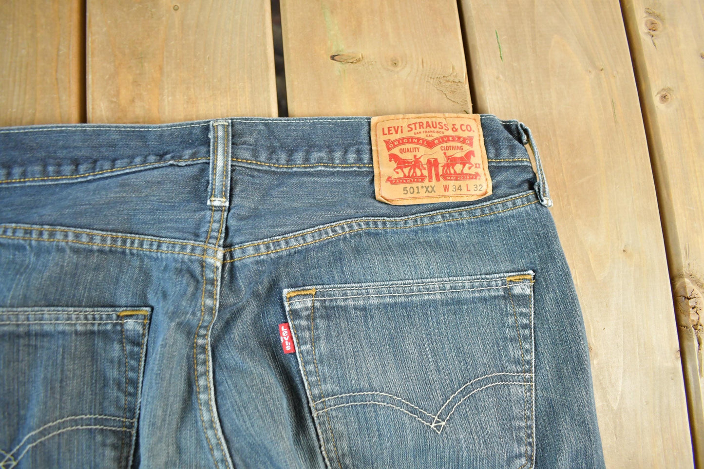 Vintage 1990s Levi's 501 Denim Jeans Men's 34 x 30 from propervintagecanada