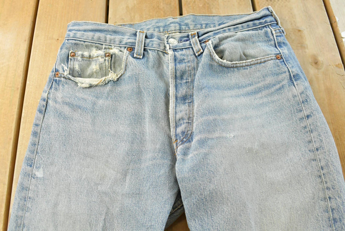 Vintage 1990s Levi's 501 Original Fit Denim Jeans Men's 31 x 29.5 from propervintagecanada