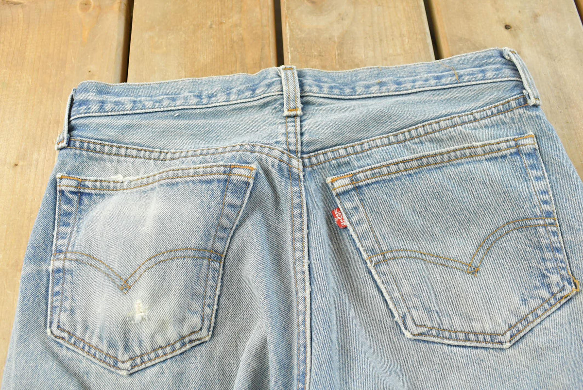 Vintage 1990s Levi's 501 Original Fit Denim Jeans Men's 31 x 29.5 from propervintagecanada