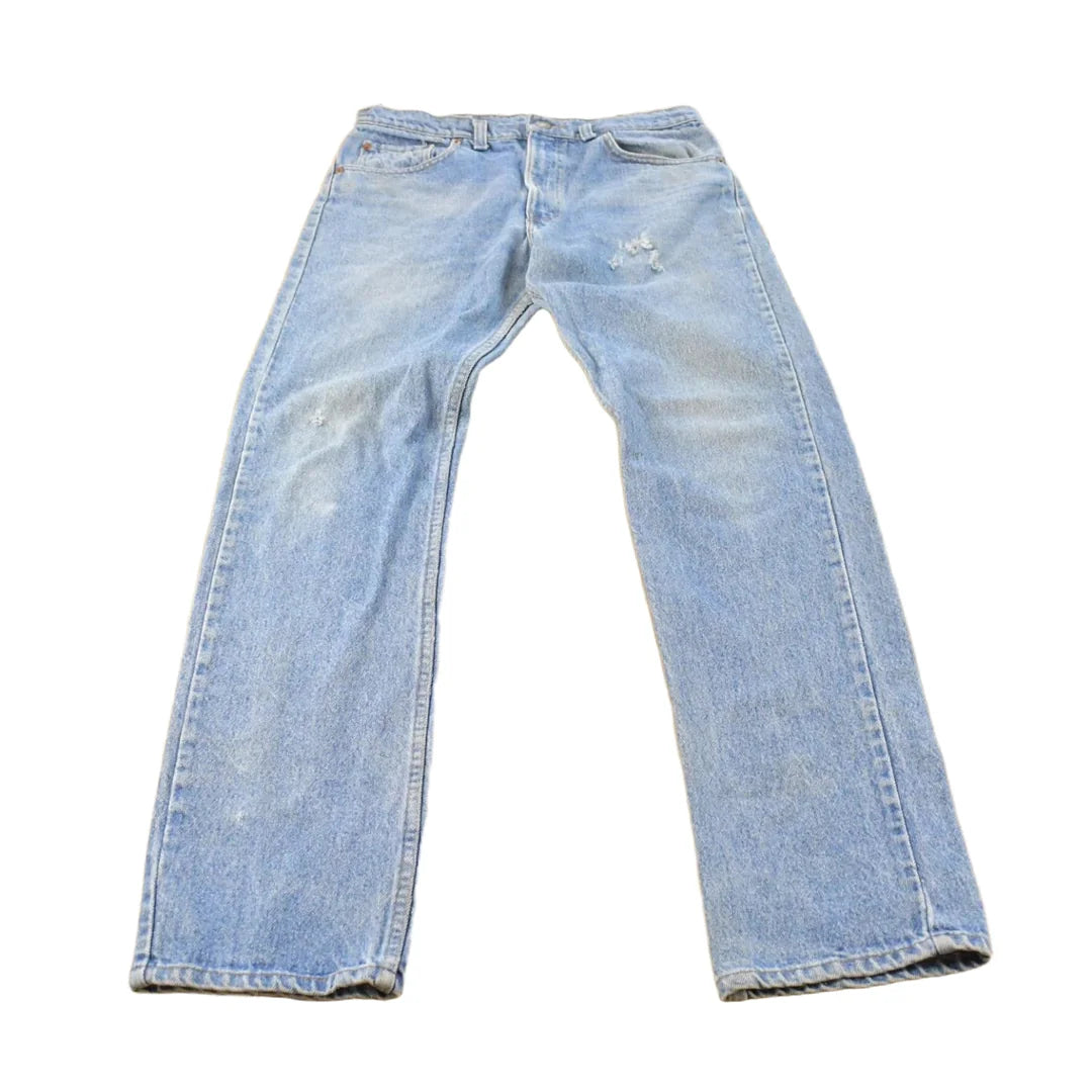 Vintage 1990s Levi's 505 Regular Fit Denim Jeans Men's 32 x 33.5 from propervintagecanada