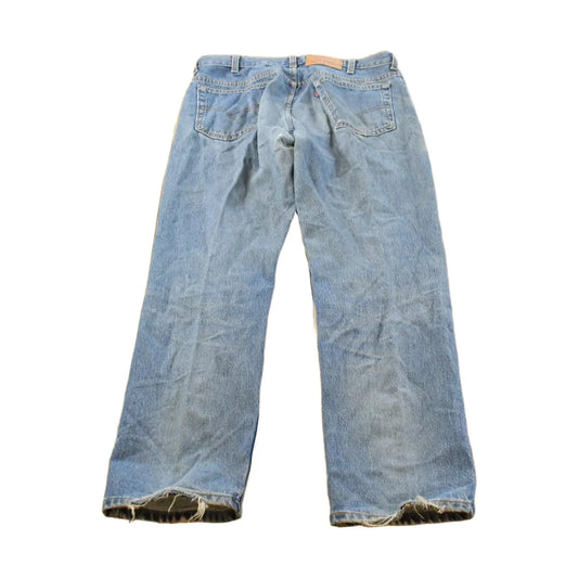 Vintage 1990s Levi's 505 Regular Original Fit Denim Blue Jeans Men's Men's 35 x 30 from propervintagecanada