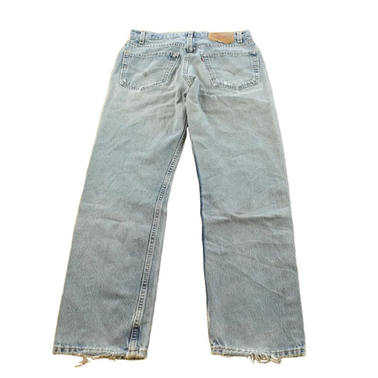Vintage 1990s Levi's 505 Regular Straight Fit Denim Blue Jeans Men's 32 x 29 from propervintagecanada