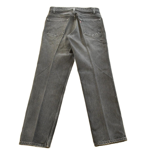 Vintage 1990s Levi's 505 Regular Straight Fit Starched Denim Jeans Men's Men's 32 x 30