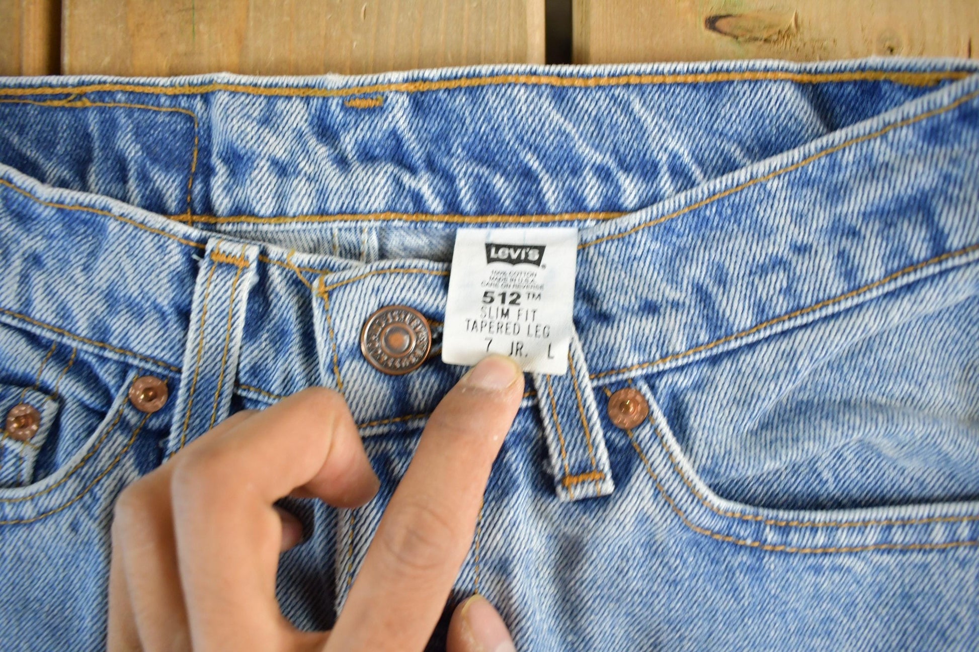 Vintage 1990s Levi's 512 Denim Jeans Women's 25 x 32 from propervintagecanada