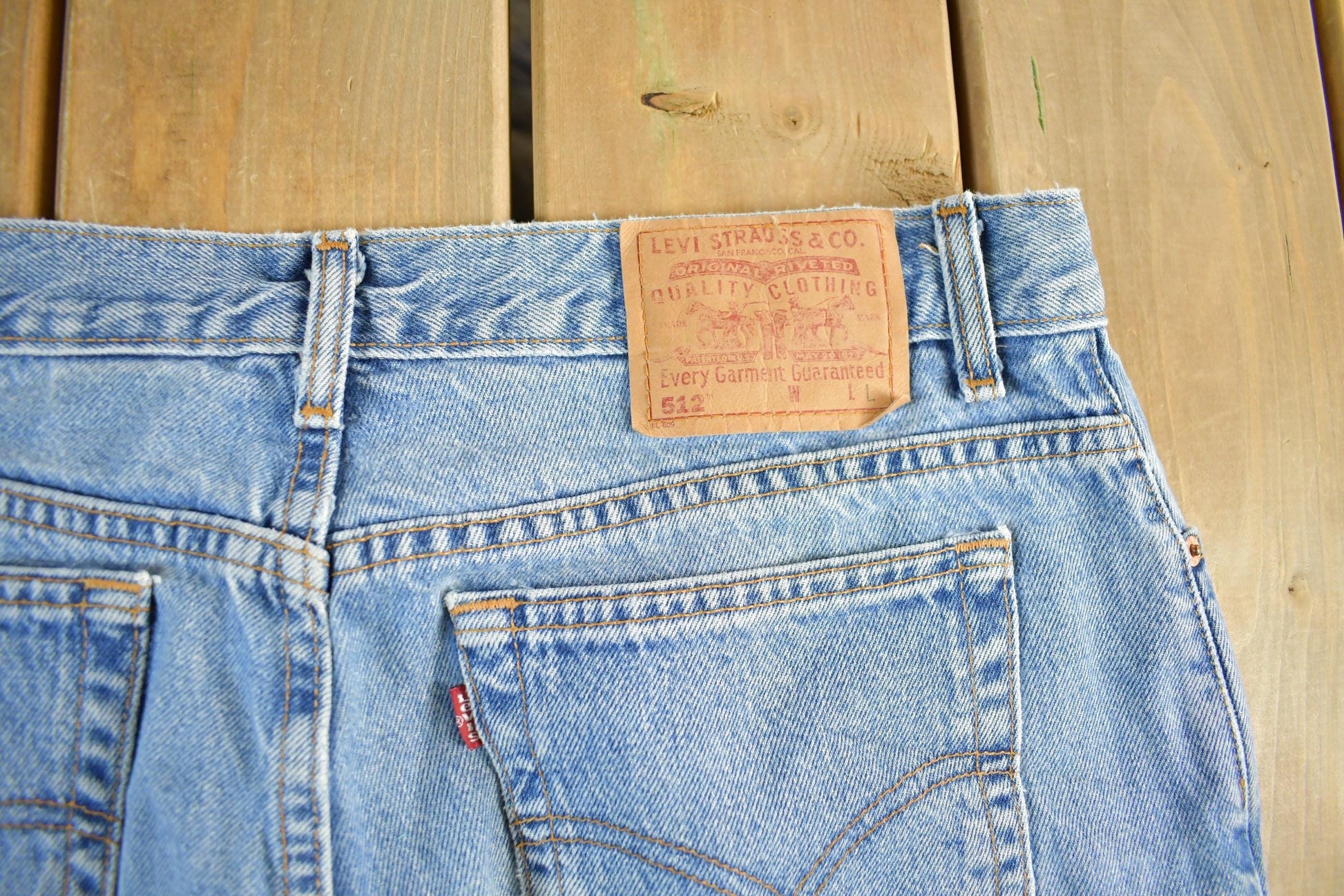 Vintage 1990s Levi's 512 Denim Jeans Women's 34 x 30