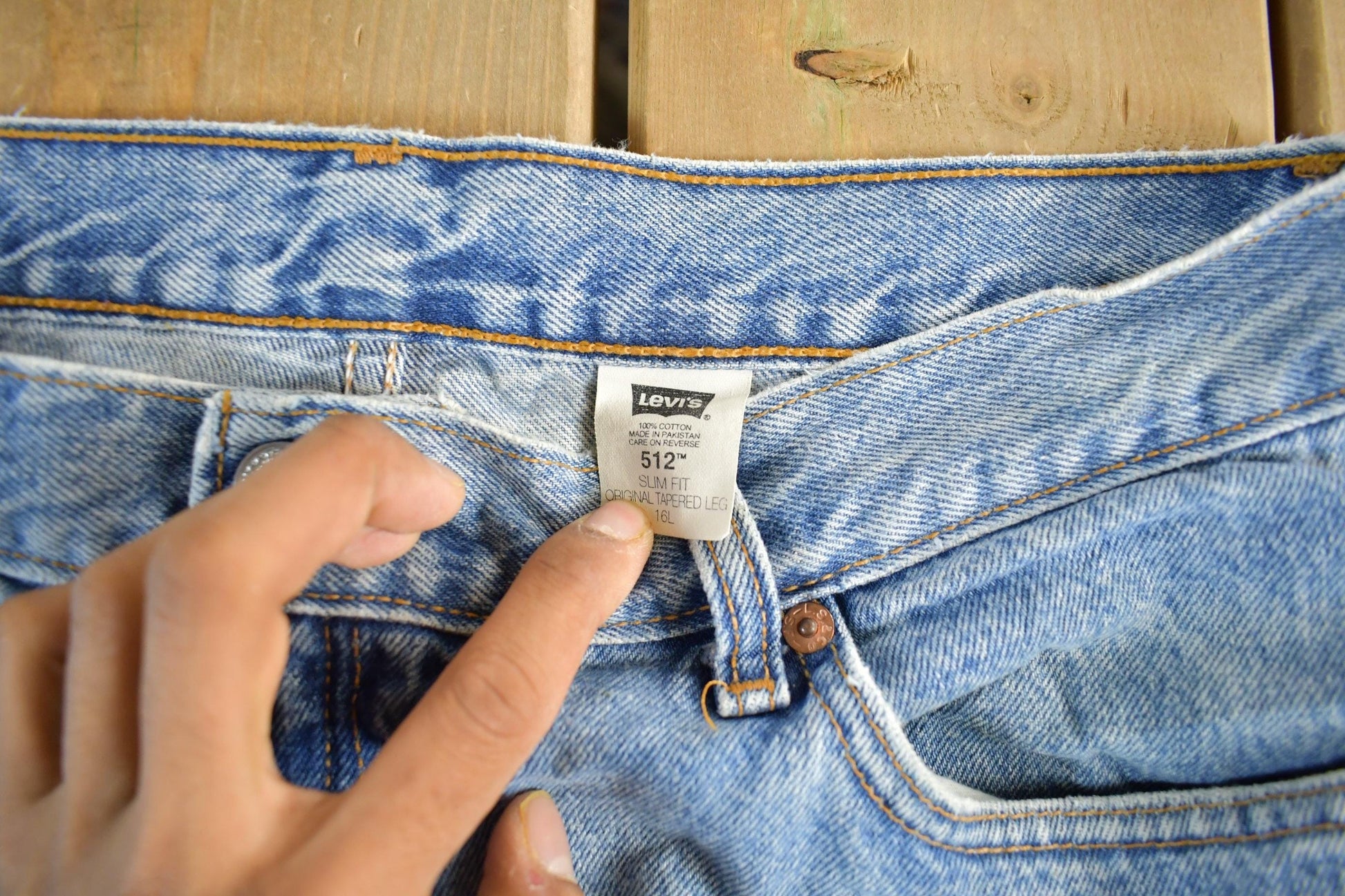 Vintage 1990s Levi's 512 Denim Jeans Women's 34 x 30