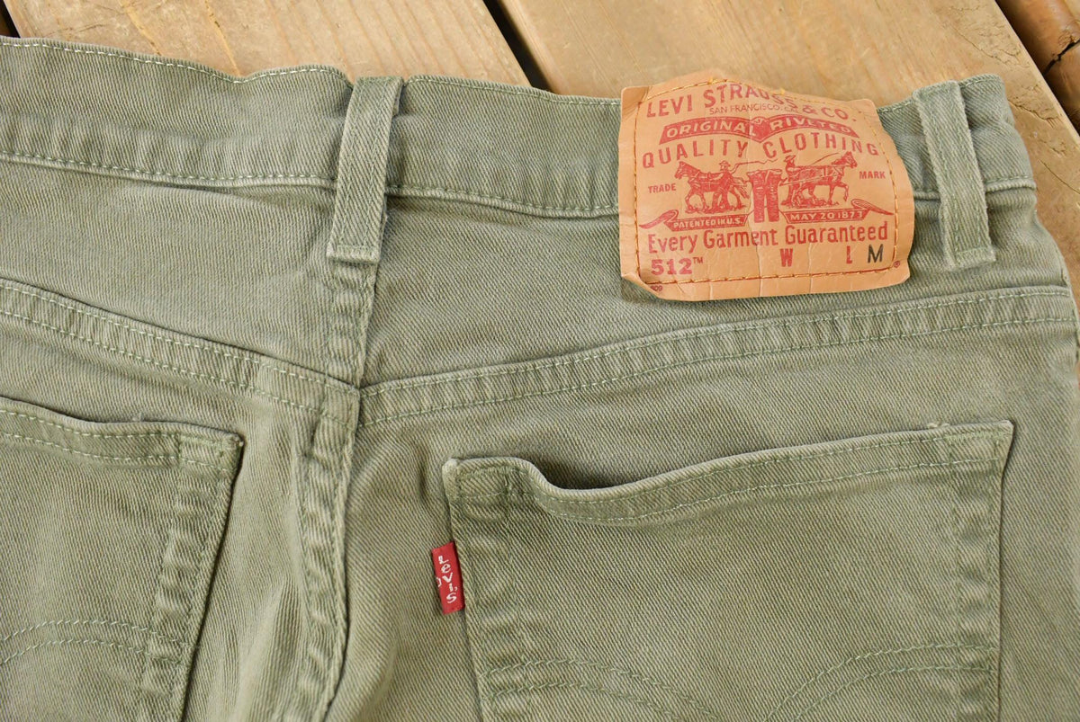 Vintage 1990s Levi's 512 Slim Tapered Denim Jeans Women's 28 x 29 from propervintagecanada