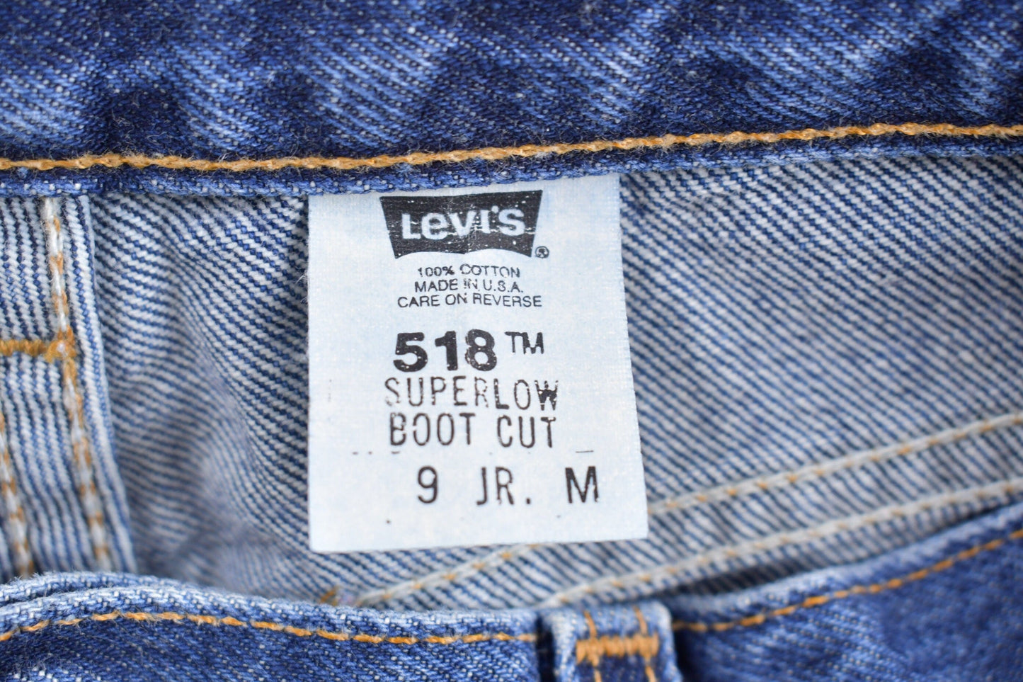 Vintage 1990s Levi's 518 Red Tab Denim Jeans Youth 31 x 30 from propervintagecanada
