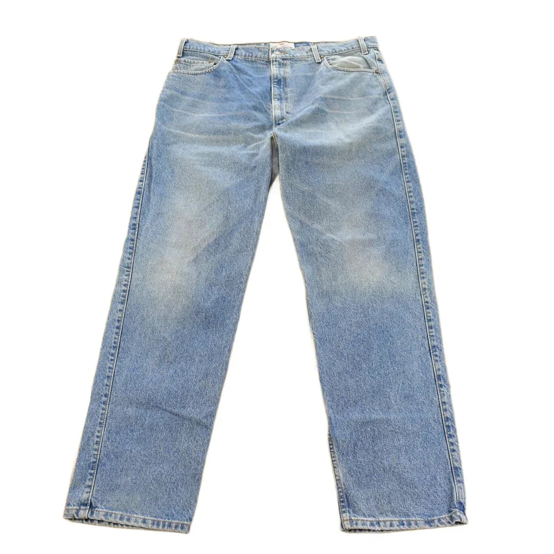 Vintage 1990s Levi's 540 Relaxed Fit Denim Jeans Men's 39 x 33 / 90s Levi's / Distressed Sun Faded Jeans from propervintagecanada