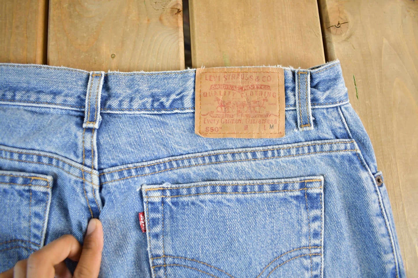 Vintage 1990s Levi's 550 Denim Jeans Women's 34 x 30