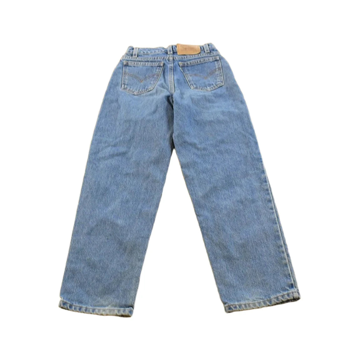 Vintage 1990s Levi's 550 Regular Fit Denim Blue Jeans Youth 22 x 24.5 from propervintagecanada