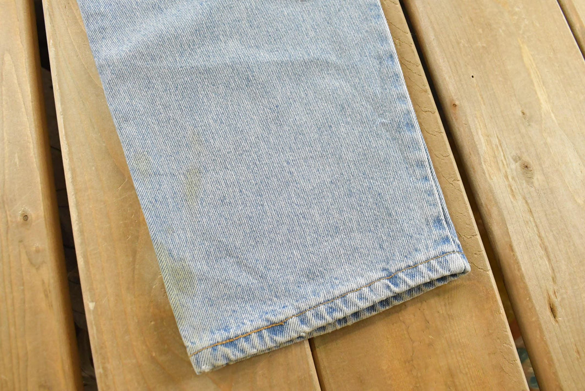 Vintage 1990s Levi's 550 Relaxed Denim Blue Jeans Men's 29 x 28.5 from propervintagecanada