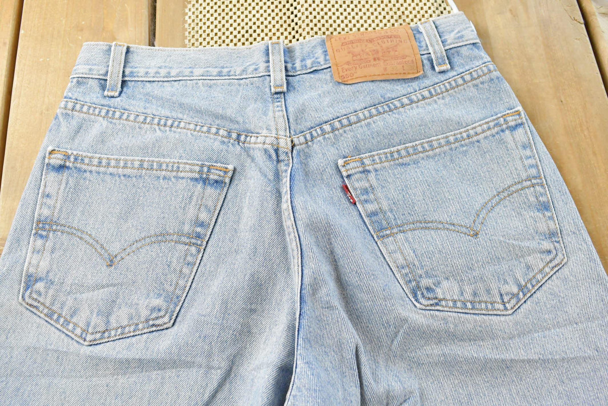 Vintage 1990s Levi's 550 Relaxed Denim Blue Jeans Men's 29 x 28.5 from propervintagecanada