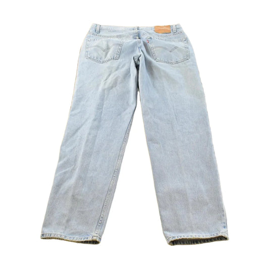 Vintage 1990s Levi's 550 Relaxed Denim Blue Jeans Men's 37 x 33.5 from propervintagecanada