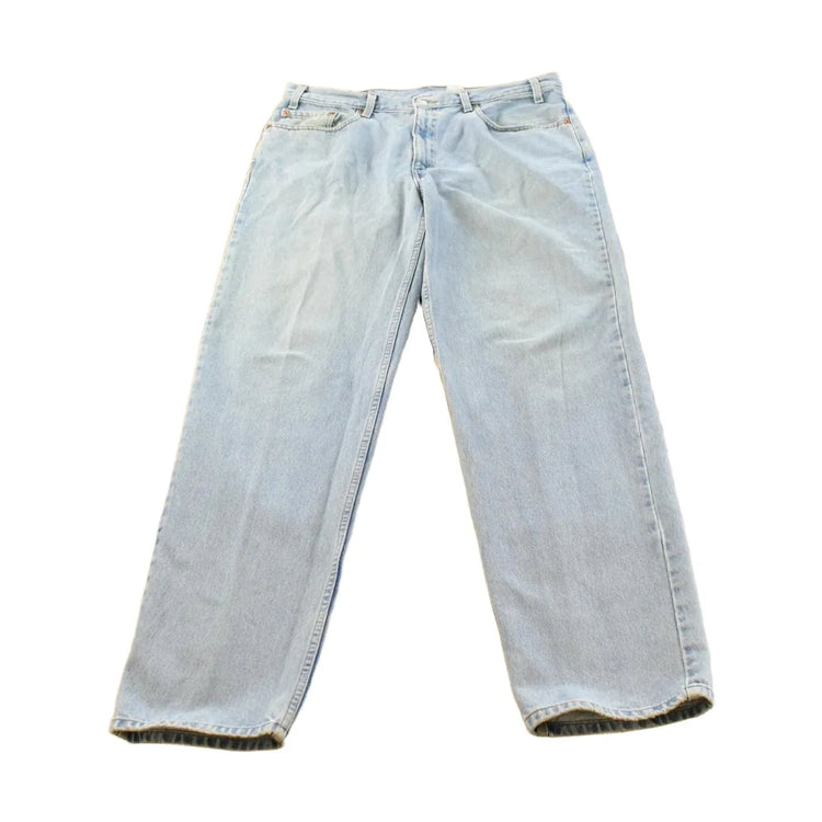 Vintage 1990s Levi's 550 Relaxed Denim Blue Jeans Men's 37 x 33.5 from propervintagecanada