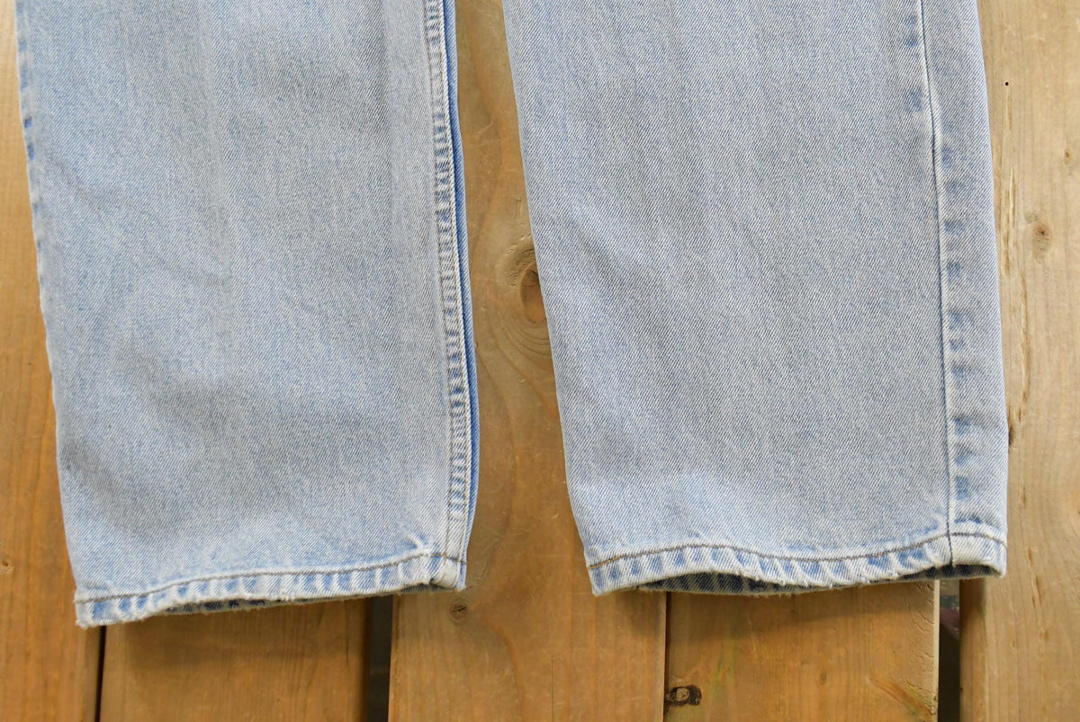 Vintage 1990s Levi's 550 Relaxed Denim Blue Jeans Men's 37 x 33.5 from propervintagecanada