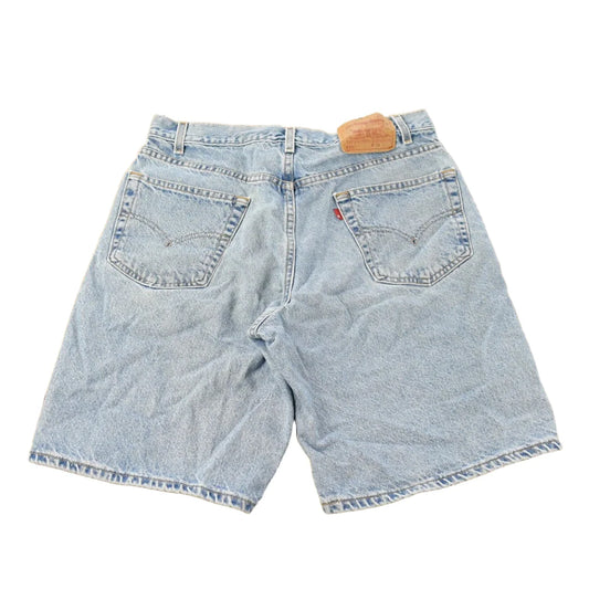 Vintage 1990s Levi's 550 Relaxed Denim Jean Shorts Men's 33 from propervintagecanada