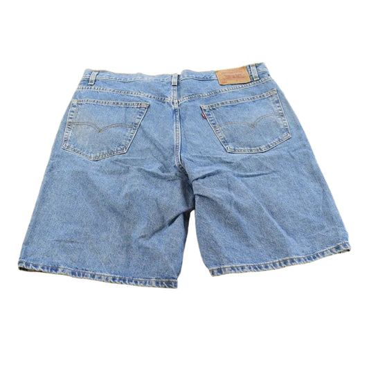 Vintage 1990s Levi's 550 Relaxed Fit Denim Blue Jean Shorts Men's 38 from propervintagecanada