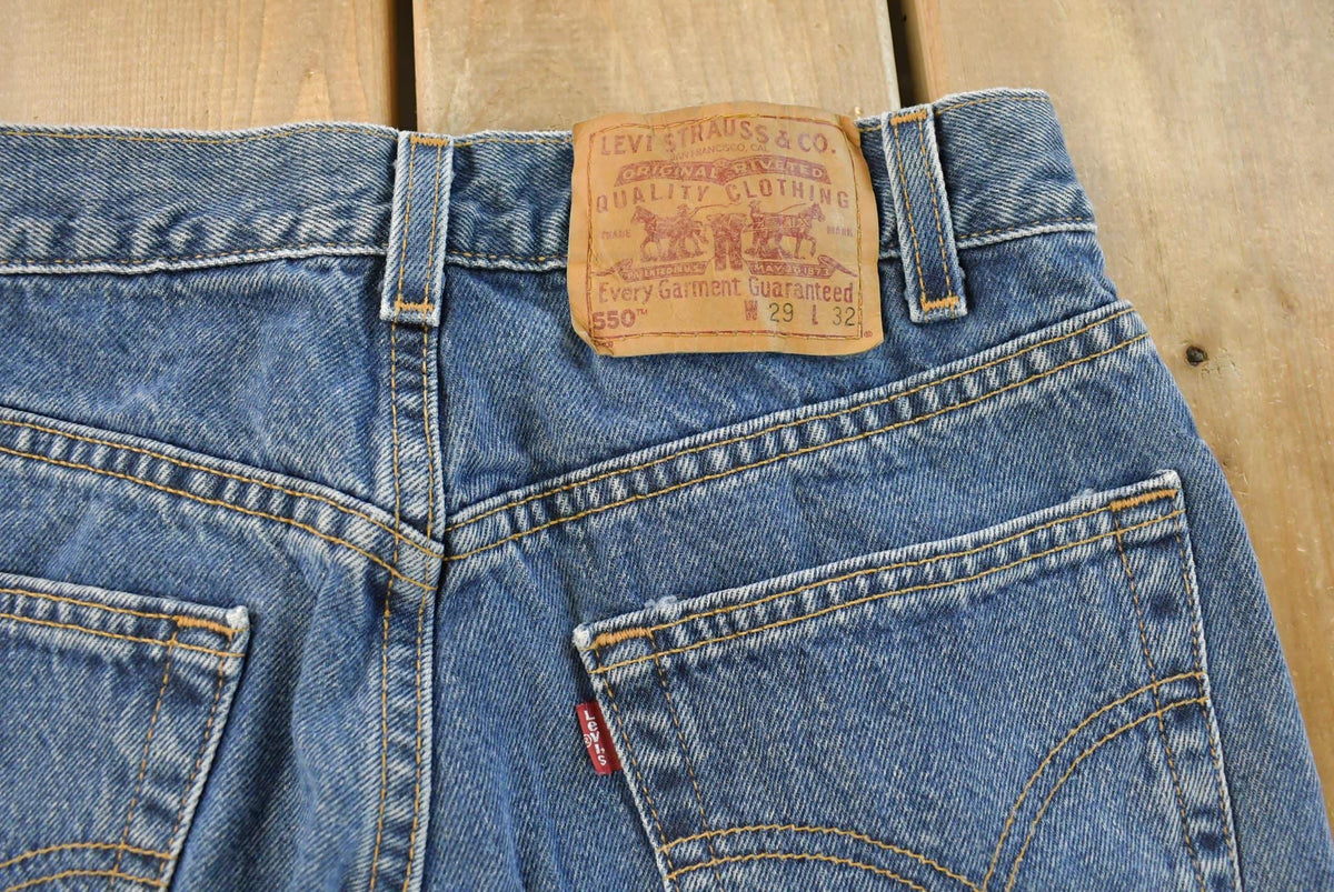Vintage 1990s Levi's 550 Relaxed Fit Denim Jeans Men's 28 x 31 from propervintagecanada